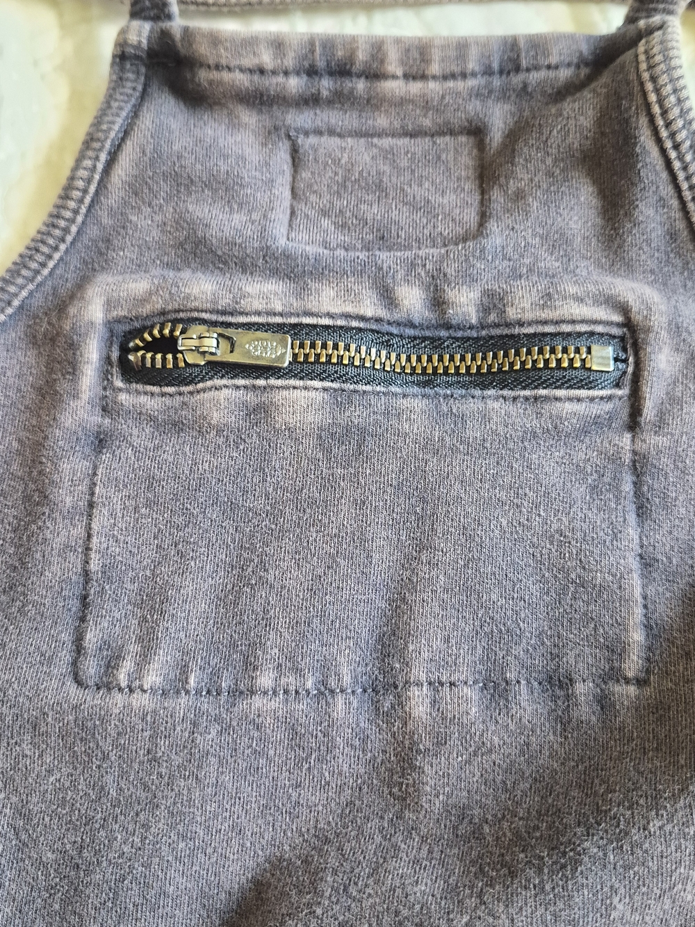 FP Movement by Free People Dark Brown Relaxed Slip Jumpsuit with Pockets - Picture 9 of 13